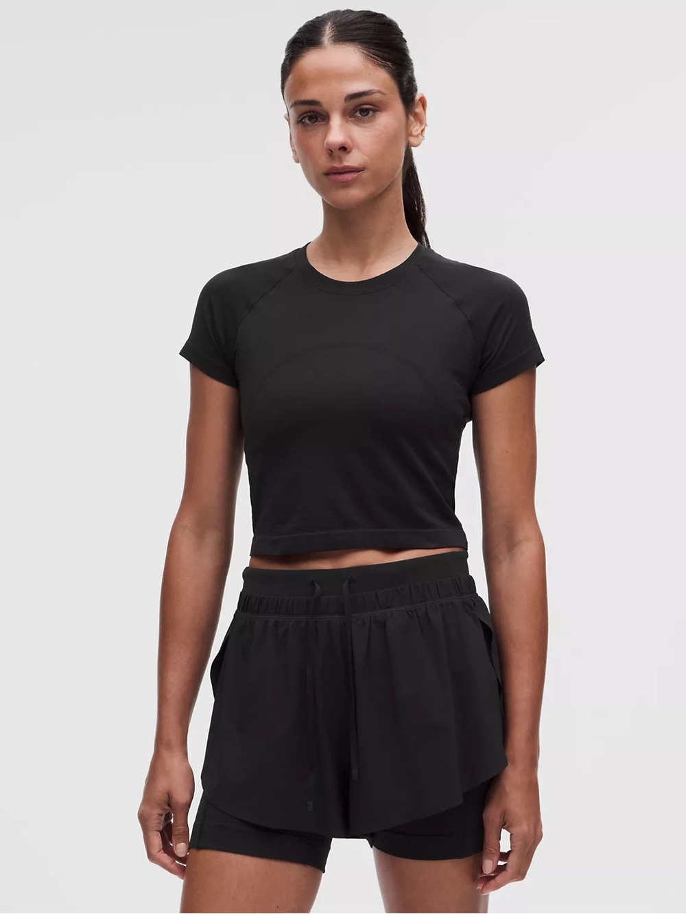 Lululemon Swiftly Tech Crop - Black